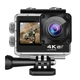 Видеокамера Action camera XPro с двумя дисплеями экшн-камера с набором аксессуаров и 4K 60 FPS WiFI EIS (AT-Q60TR) - изображение 4