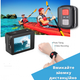 Видеокамера Action camera XPro с двумя дисплеями экшн-камера с набором аксессуаров и 4K 60 FPS WiFI EIS (AT-Q60TR) - изображение 10