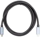 Кабель PowerPlant Thunderbolt 3 USB-C - USB-C 4K 2 м Черный / Серый (CA913343) - изображение 3
