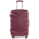 Большой дорожный чемодан (L) Wings 402 Albatross ABS Plus 75x48x28см 90л Бордовый (Wine Red) - изображение 6