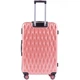 Большой чемодан из поликарбоната на 4 сдвоенных колесах Wings PC190 L 90л Розовый (Pink) - изображение 3
