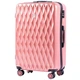 Большой чемодан из поликарбоната на 4 сдвоенных колесах Wings PC190 L 90л Розовый (Pink) - изображение 9