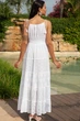 Длинный женский сарафан Fresh Cotton 22F-528 C One Size Белый - изображение 2