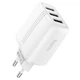 Зарядне мережеве HOCO N15 Amazing (3USB 2.4A) Білий - изображение 1