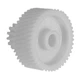 Шестерня средняя для мясорубки D=28/56, H=31/18, Z=10/27кос. Kenwood KW715563 - изображение 2