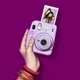 Камера моментальной печати Fujifilm Instax Mini 11 Lilac Purple лиловый фиолетовый с фотобумагой 20 GLOSSY (2 картриджа = 20 фотографий) - изображение 2