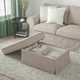Підставка для ніг IKEA EKTORP Totebo світло-бежева (993.199.14) - зображення 3