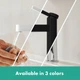Cмеситель для умывальника однорычажный HANSGROHE FINORIS белый латунь с донным клапаном 76010700 - изображение 7