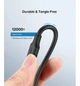 Кабель UGREEN US287 USB 2.0 to USB Type-C Cable Nickel Plating 3A 3m Black (60826) - изображение 6