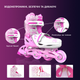 Роликовые коньки Neon Combo Skates Розовые 34-37 (NT10P4) - изображение 10