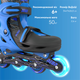 Роликовые коньки Neon Combo Skates Синие 30-33 (NT09B4) - изображение 5