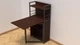 Стол книжка с этажеркой Практик 1 Ferrum-decor 1200x640x990 Черный металл ДСП Венге Магия 16 мм (PRA103) - изображение 4