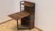 Стол книжка с этажеркой Практик 1 Ferrum-decor 1200x640x990 Черный металл ДСП Дуб Таверна 16 мм (PRA106) - изображение 1