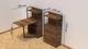 Стол книжка с этажеркой Практик 1 Ferrum-decor 1200x640x990 Черный металл ДСП Дуб Таверна 16 мм (PRA106) - изображение 2