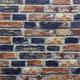 Декоративна 3D панель самоклейка Sticker Wall під цеглу Коричнево-синя Катеринославську 700x770x5мм (048) - зображення 2