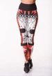Лосины Superstacy ЧЕРЕП S Красные (SS2523-10) - изображение 4