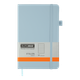Книга записна Buromax Etalon 125х195мм 96 аркушів у лінію обкладинка зі штучної шкіри блакитний (BM.291260-14) - зображення 1