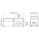 Тумба під телевізор із ящиками IKEA BESTA 120x42x39 см (693.992.76) - зображення 8