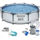 Каркасный бассейн Bestway 56408, размер 305 x 76 см с фильтрующим насосом - изображение 1