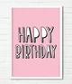 Постер Happy Moments на день народження "Happy Birthday!" А4 без рамки (02195) - зображення 4