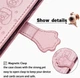 Чехол Embossed Cat and Dog для Xiaomi Redmi 8A книжка кожа PU Rose-Gold - изображение 7