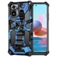 Чехол Military Shield для Xiaomi Poco M5s бампер противоударный с подставкой Blue - изображение 6