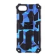 Чехол Military Shield для Iphone 7 Plus / Iphone 8 Plus бампер противоударный с подставкой Blue - изображение 1