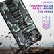 Чехол Military Shield для Iphone 13 бампер противоударный с подставкой Turquoise - изображение 4