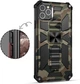 Чехол Military Shield для Iphone 11 Pro Max бампер противоударный с подставкой Khaki - изображение 3