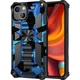 Чехол Military Shield для Iphone 13 бампер противоударный с подставкой Blue - изображение 1