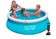 Надувной бассейн Intex Easy Set 880 л 183х51 см с насосом и подстилкой Синий (IP-168408) - изображение 1