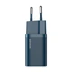 Сетевое зарядное устройство Baseus Super Silicone Charger Type-C, QC/PD, 3A, 20W адаптер с быстрой зарядкой Blue (CCSUP-B03) - изображение 2