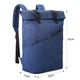 Городской рюкзак для ноутбука 15.6” BAGSMART Синий (BM0140006A031) - изображение 6