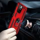 Чехол Shield для Xiaomi Redmi 10 / Redmi 10 2022 бампер противоударный с подставкой кольцом Red - изображение 2
