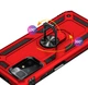 Чехол Shield для Xiaomi Redmi 10 / Redmi 10 2022 бампер противоударный с подставкой кольцом Red - изображение 5