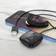ФМ модулятор HOCO E65 Unity car BT FM transmitter (BT5.0, FM, AUX, TF, Support 2 Phones, громкая связь) - изображение 8