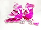 Детские Ролики для начинающих Caroman Sport Pink размер 36-39 - изображение 2