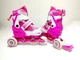 Детские Ролики для начинающих Caroman Sport Pink размер 36-39 - изображение 3