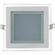 Светильник потолочный светодиодный LED со стеклянным декором Horoz Electric MARIA-12 12W 6400K 016-015-0012 - изображение 1