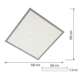 Светодиодная растровая LED-панель типа Армстронг Horoz Electric GALAKSI-45 45W 6400K 056-002-0045 - изображение 2