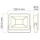 Прожектор світлодіодний LED Horoz Electric ASLAN-20 Білий 20W 6400K IP65 068-010-0020 - зображення 2