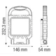 Прожектор світлодіодний переносний LED Horoz Electric PROPORT-20 20W 6400K IP65 068-015-0020 - зображення 5