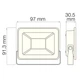 Прожектор светодиодный LED Horoz Electric ASLAN-10 Білий 10W 6400K IP65 068-010-0010 - изображение 2