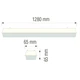 Корпус ПВЗ под светодиодную лампу T8 Horoz Electric PROFIX-120S IP54 057-001-1120 - изображение 5