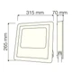 Прожектор світлодіодний LED з сонячною панеллю Horoz Electric TIGER-100 100W 6400K IP65 068-012-0100 - зображення 6