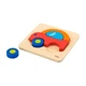 Дерев'яний міні-пазл Viga Toys Машинка (SKU-50172) 17 x 2 x 15 см - зображення 2