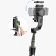 Стедікам для телефону Gimbal Stabilizer L0 Чорний стабілізатор до 80 мм тринога з Bluetooth підключенням та пультом ДУ - зображення 3