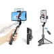Стедікам для телефону Gimbal Stabilizer L0 Чорний стабілізатор до 80 мм тринога з Bluetooth підключенням та пультом ДУ - зображення 5