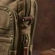 Сумка кросс боди через плечо мужская Vintage leather-20180 Хаки - изображение 18