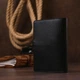 Чоловічий тревел-кейс із натуральної шкіри Shvigel 16523 Чорний - зображення 7